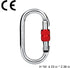 NAXEN Zip Line Pulley Tandem Speed Dual Trolley with 25kN Carabiner