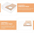 Totority Hamster Sand Bath Box, Acrylic Toilet Hamster Bathtub Small Animal Pet Sauna Toilet Sand Bath Box Shower Case