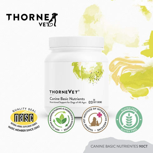 ThorneVET Canine Basic Nutrients Multivitamin Support for Dogs - 90 Soft Chews