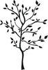 RoomMates RMK1317GM Tree Branches Peel and Stick Wall Decals, Black