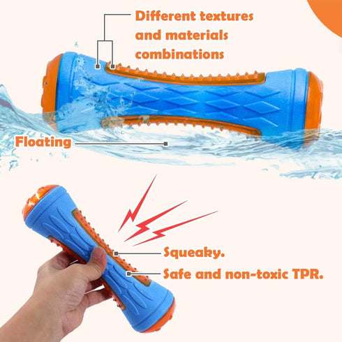 Dog Squeaky Toys, Pool Toys, Floating Toys for Interactive Fetch & Play
