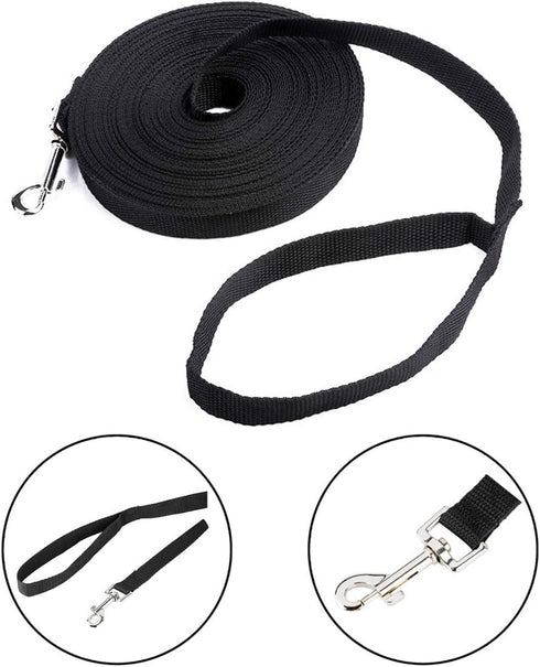 Long Dog Puppy Obedience Recall Training Agility Lead, 40FT/50FT/65FT Training Leash for Training Play (50 Feet (15m),