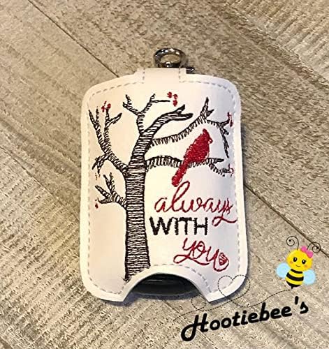 Generic Cardinal Hand Sanitizer Holder Key Fob