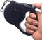 Retractable Dog Leash with Nylon Ribbon Lead - Durable 10-feet Long for Small & Medium Breeds, Supports 25-pound