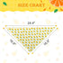 PAWCHIE Cute Dog Bandana 9 Pack Cooling Summer Style for Pet Puppy Boys & Girls
