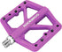 ROCKBROS Mountain Bike Pedals, Lightweight Nylon Composite Bicycle Flat Pedals 9/16" for BMX MTB Mountain Road Bike
