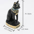 Egyptian Cat Bastet Fish Tank Decorations, Ancient Egypt Décor Sculpture for Reptile Turtle Tanks