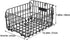 GLEAVI Folding Bike Rear Basket Metal Mesh Storage Rack Detachable Carrier with Mounting Accessories and Reflective