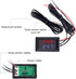 Icstation Digital Thermometer Car Auto Temperature Gauge Sensor DC 4-28V with 2 NTC Waterproof Probes