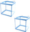 AQUANEAT Fish Tank Breeder, 2 pcs Small Mesh Net Fry Saver with Suction Cups