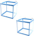 AQUANEAT Fish Tank Breeder, 2 pcs Small Mesh Net Fry Saver with Suction Cups