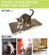 Cat Scratching Board - Corrugate Cat Scratcher with Catnip, Double-Sided Usability, Pack of 2