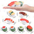 REKOBON Catnip Toys, 8 Pack Kitten Toys for Indoor Cats, Bite Resistant Chew Toy with Sushi Roll