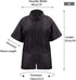Noverlife XL Pet Grooming Workwear with Full Zipper, Anti-Static Lightweight Hair Repellent Shirt for Grooming Shop
