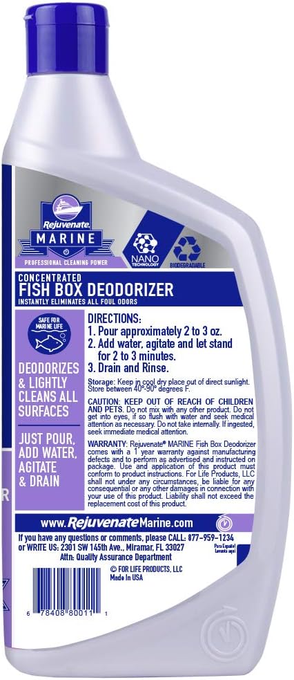 Rejuvenate Marine Concentrated Fish Box Deodorizer