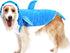 NACOCO Pet Shark Costume Clothes - Cute Christmas Dog Apparel for Large Dogs, Fall and Winter (Blue, 4XL)