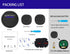 IP55 950 55 5 (1 2 Wireless Doorbell, Dog Bells for Potty Training Waterproof Doorbell Chime Operating at Feet