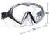 Professional Snorkel Diving Mask with Ultra Clear Lens, Anti Leakage Scuba Mask for Adults