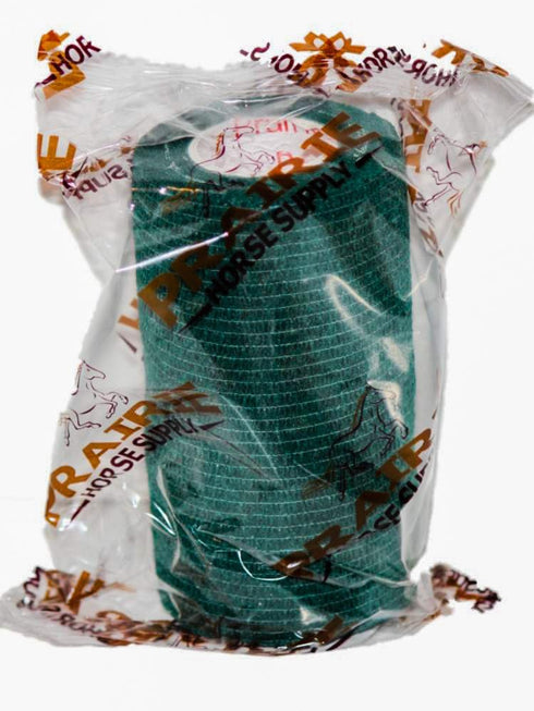 2 Inch Vet Wrap Tape Bulk, Hunter Green, Pack of 6, Self Adhesive Flex Bandage for Pets