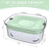 AONKEY 3L Dog Water Bowl, 101oz No Spill Large Anti Splash Dispenser for Sloppy Drinkers (Sprout Green)