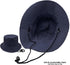 woogwin Waterproof Bucket Rain Hat, Quick Dry Packable Boonie Sun Hat with Chin Strap