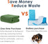 Washable Pee Pads for Dogs 65"x45"/72"x72" Extra Large Reusable Waterproof Pet Mat for Puppy Training