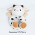 Layheld Set 2pcs) Dog Chew Toy Animal Ring Puppy Monkey Lion Sheep Zebra Elephant Design Squeaker Cute Pet Accessories