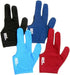 IBS Three Fingers Billiard Gloves, Snooker Cue Professional, 4 Colors (Spandex)