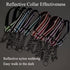 Martingale Dog Collars, Reflective Nylon Padded Training Collar with Anti-Escape Chain for Dogs