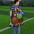 Heavy Duty Sports Ball Bag,Drawstring Mesh Ball Bags Extra Large Soccer Ball Bag Work for Coach, Basketball,Football, Volleyball,BaseBall and Swimming Gears with Adjustable Strap