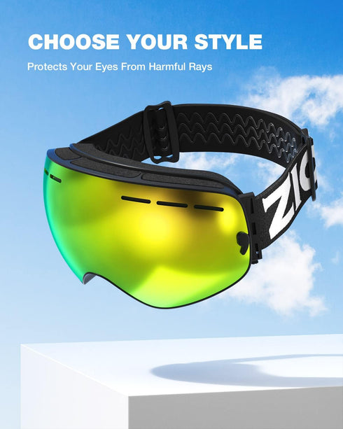 ZIONOR X Ski Snowboard Snow Goggles Replacement Lenses