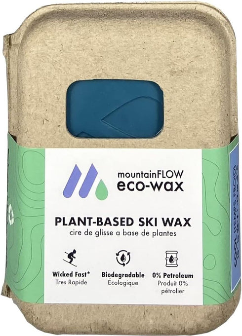 mountainFLOW Plant-Based, Biodegradable Ski/Snowboard Hot Wax