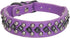 Spiked Studded Dog Collar, Soft PU Leather Squared Spike Adjustable for Small Medium Large Dogs