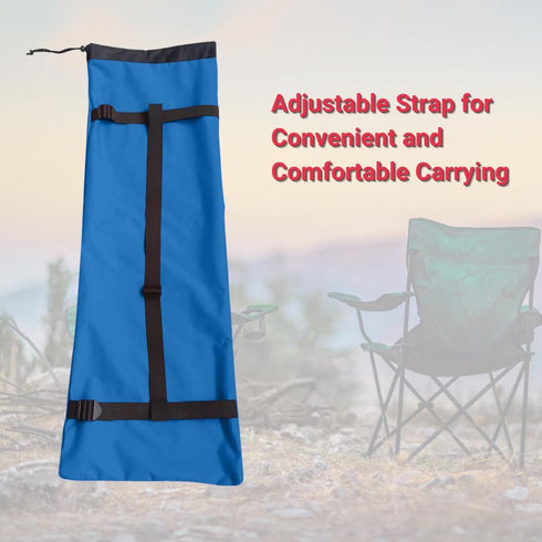 TURBOOST 48 11 Inches, 600D Heavy Duty Camping Chair Replacement Bag with Side Pocket, Camp Cover Bags for Carrying