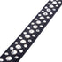Dogs Kingdom Personalized Rhinestone Leather Bling Crystal Pet Dog Cat Collars, 12"-20" Length, Black S