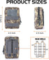 Gogoku 3 Pack Molle Pouch Combo, Tactical Water Bottle Holder Utility Waist Bag