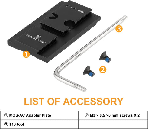 Lightweight Adaptor Plate for Camera and Viewfinder - Compatible Optics for Outdoor Activities