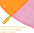 mifasuo 6ft 10ft 12ft 16 16ft 20ft (20ft 28 Kids Play Rainbow Parachute with Handles Tent Game for Children Gymnastics