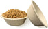 JETKONG 12 oz/1.5 cup Disposable Dog Bowls 50pk, 100% Compostable Feeding Bowls for Dry and Wet Dog Food (Natural)