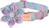 Unique Style Paws Dog Collar with Flower, Adjustable Flower Pattern Collar, Durable for Small Medium Large Dogs