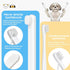 Samll Small Dog Toothbrush Kit,Puppy Tooth Brushing Kit, Suitable for All Puppy and Dogs Dental Care. White, Soft