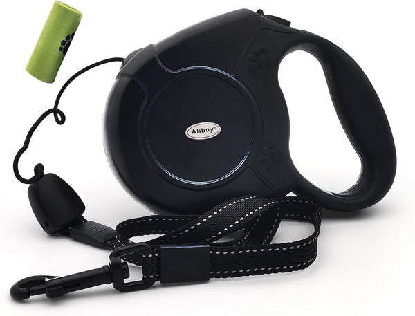 Retractable Dog Leash 26ft, 360° Tangle-Free Long Cord for Small Medium Large Dogs, Up to 110 lbs
