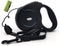 Retractable Dog Leash 26ft, 360° Tangle-Free Long Cord for Small Medium Large Dogs, Up to 110 lbs