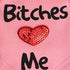 DroolingDog Pet Dog Clothes - Puppy Shirt Dog Sweater "Bitches Love ME" T-Shirt for Small Dogs, Pink