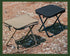 Backpacking Portable Folding Camp Stool Lightweight Foldable Camping Stool Collapsible Travel Fishing Stool Chair