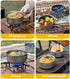 Generic 2-in-1 Alloy Folding Cookware Foldable Camping Pots, Multifunctional Soup Pot for Camping Picnic Hiking