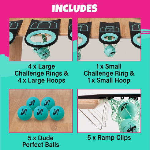 6+ Dude Perfect Tabletop Roll, a Target Toss Game, for Kids and Adults, Great for Family and Friend Game Night, Perfect