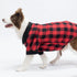 KOOLTAIL Dog Shirt, Red Buffalo Plaid Pet Apparel, Comfortable T-shirt for Small Medium Large Dogs and Cats, L