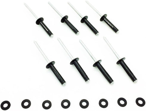 Pactrade Marine Durable Rubber Kayak, Canoe or Luggage Handles with TRI Grip Rivets - Set of 1