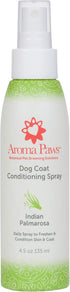 Scented Dog Coat Spray – Cleansing, Conditioning, Moisturizing – Aromatic Puppy Spray – 4.5 Oz., Palmarosa